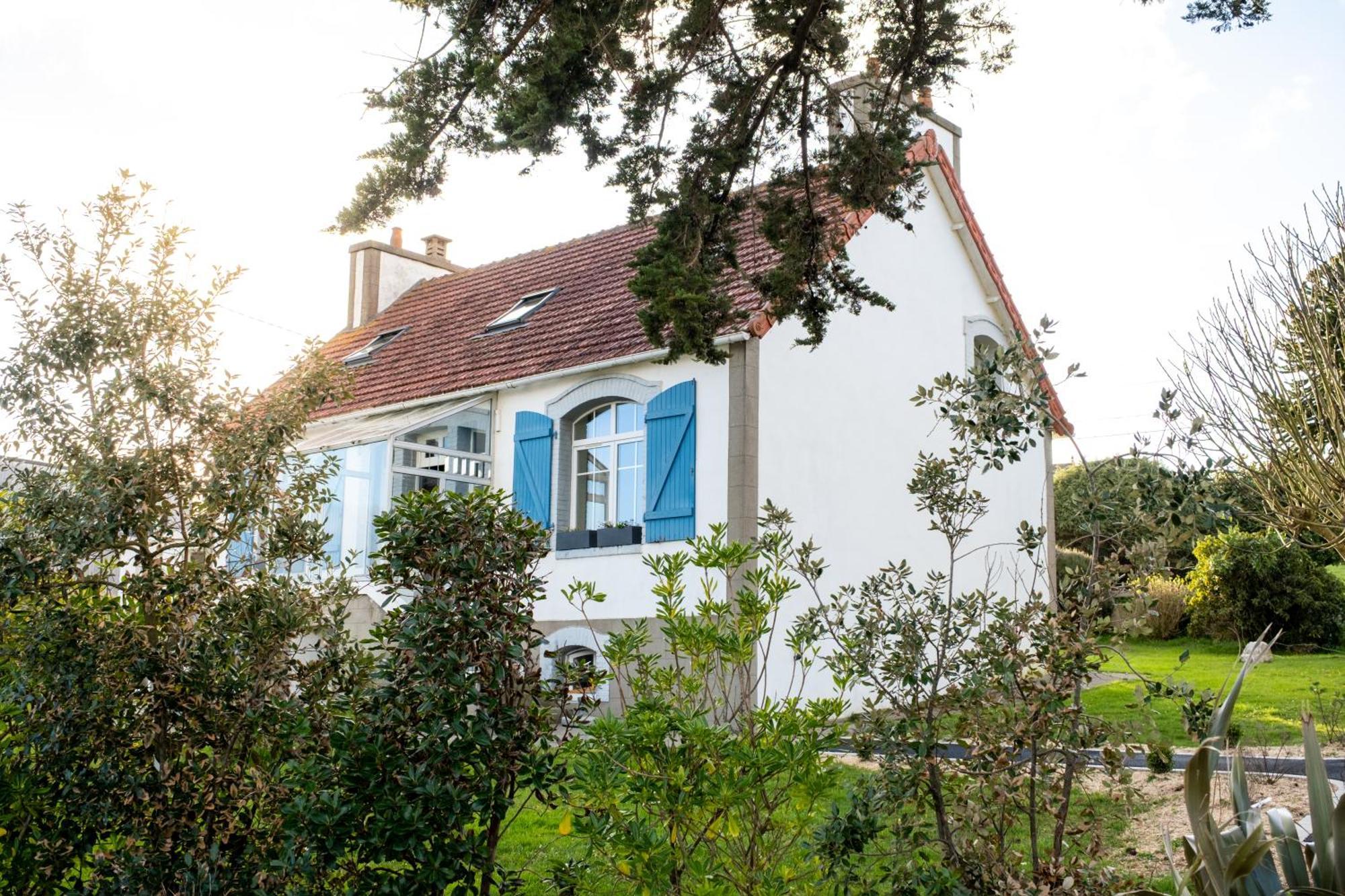 La Maison Aux Volets Bleus A 300M De La Plage Locquirec Kültér fotó