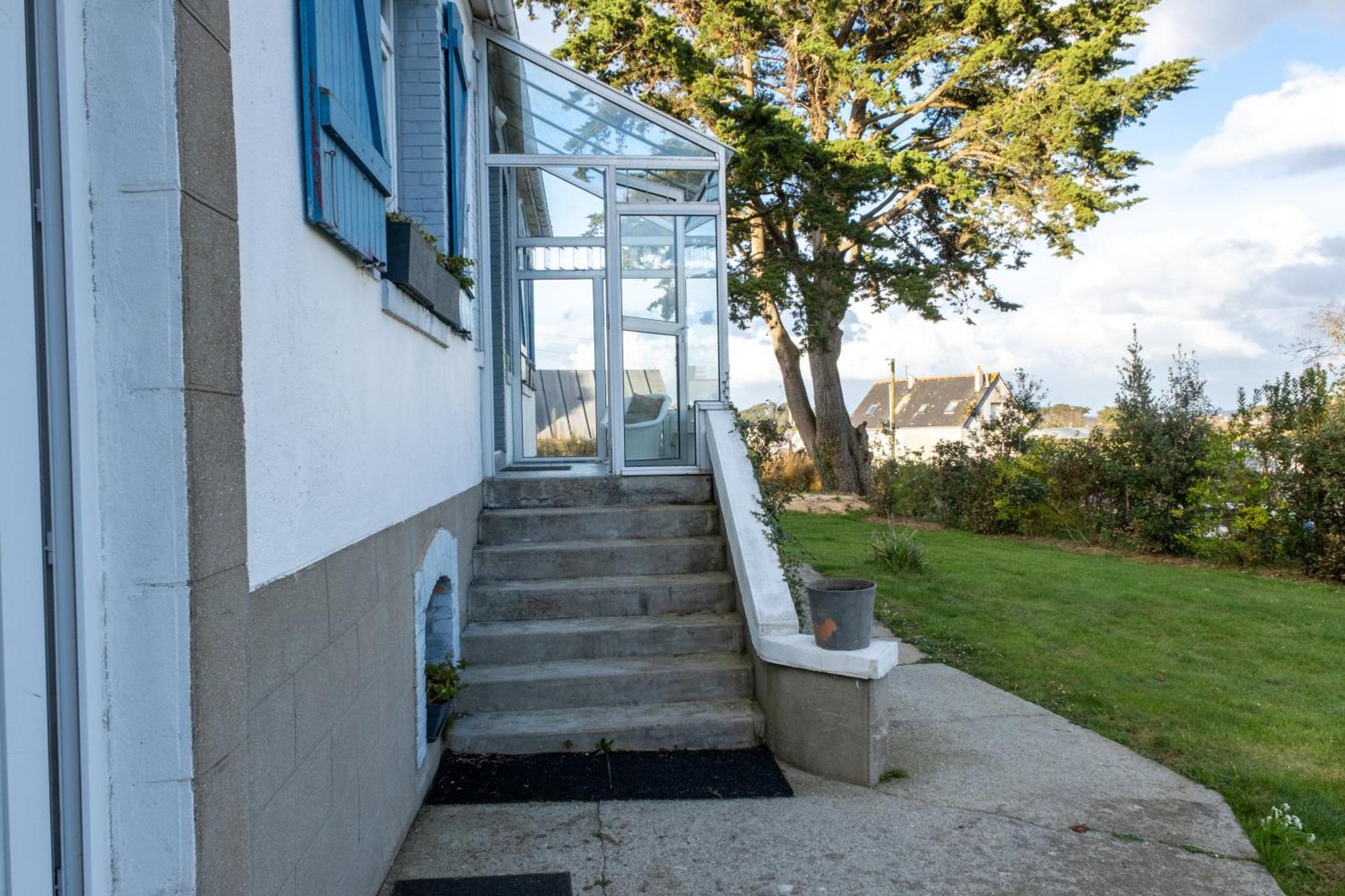 La Maison Aux Volets Bleus A 300M De La Plage Locquirec Kültér fotó