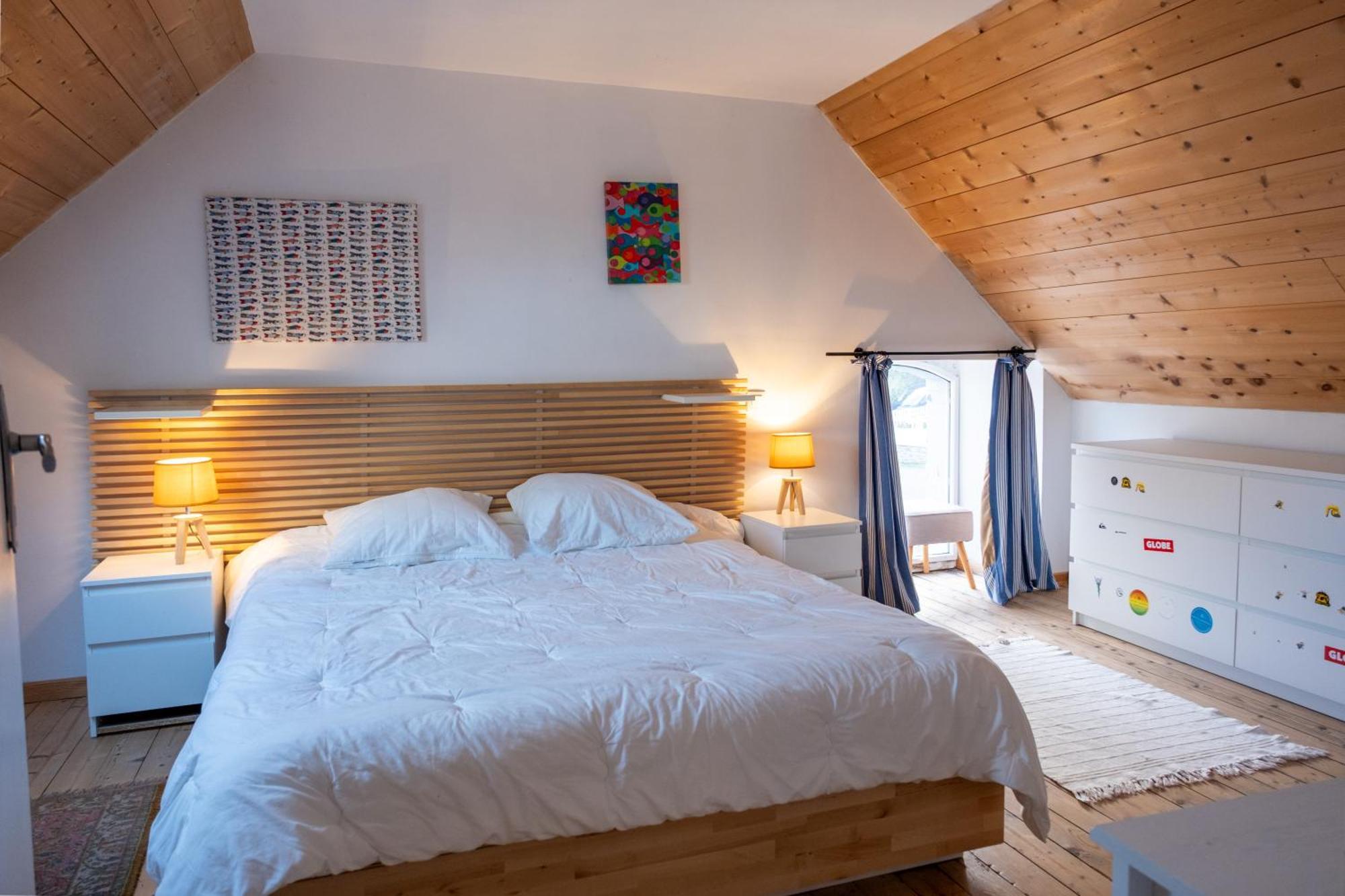La Maison Aux Volets Bleus A 300M De La Plage Locquirec Kültér fotó